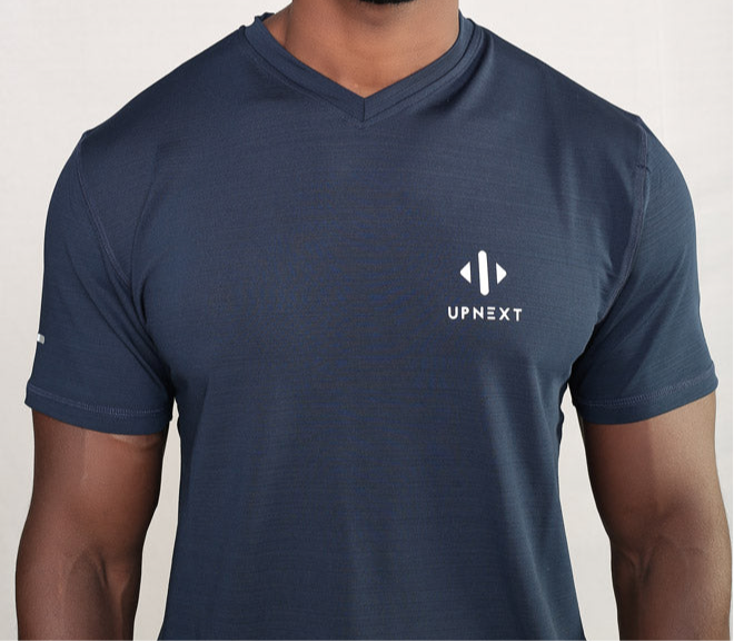 Gym Training V-Neck T-shirt heavy for Perfect Lift and Train