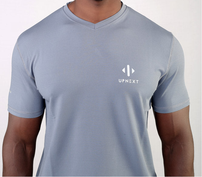 Gym Training V-Neck T-shirt heavy for Perfect Lift and Train